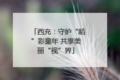 西充：守护“睛”彩童年 共享美丽“视”界