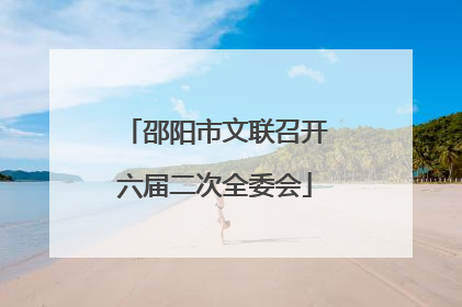 邵阳市文联召开六届二次全委会