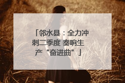 邻水县：全力冲刺二季度 奏响生产“奋进曲”