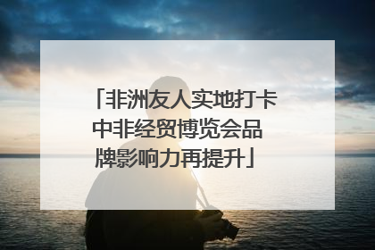 非洲友人实地打卡 中非经贸博览会品牌影响力再提升