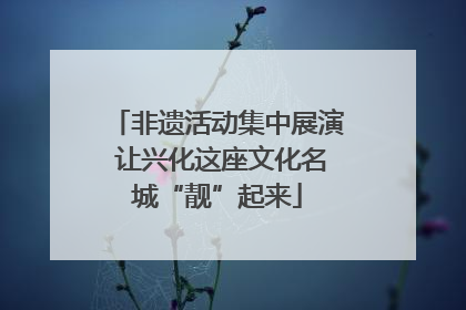 非遗活动集中展演 让兴化这座文化名城“靓”起来