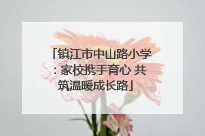 镇江市中山路小学：家校携手育心 共筑温暖成长路