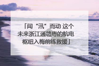 闻“汛”而动 这个未来浙江通赣粤的航电枢纽入梅前练救援