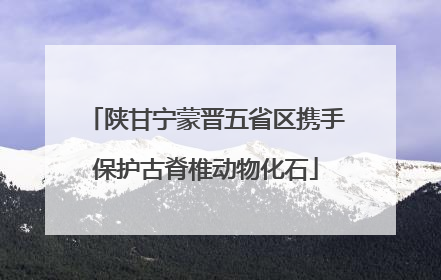 陕甘宁蒙晋五省区携手保护古脊椎动物化石