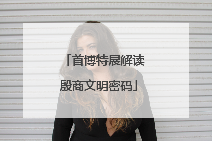首博特展解读殷商文明密码