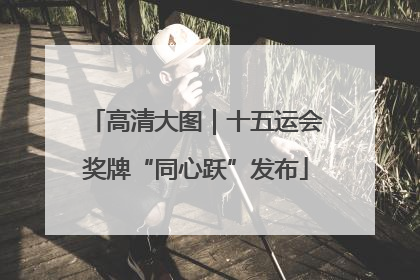 高清大图｜十五运会奖牌“同心跃”发布