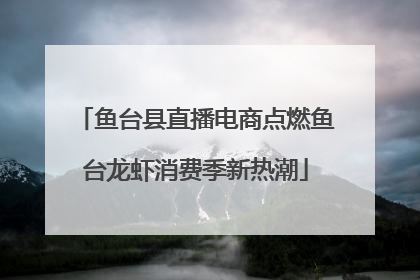 鱼台县直播电商点燃鱼台龙虾消费季新热潮