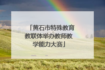 黄石市特殊教育教联体举办教师教学能力大赛