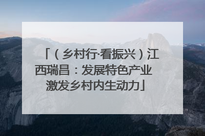 （乡村行·看振兴）江西瑞昌：发展特色产业 激发乡村内生动力