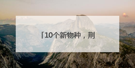 10个新物种，荆楚大地首次发现！