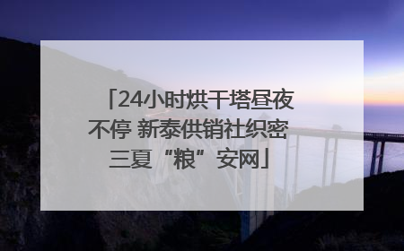 24小时烘干塔昼夜不停 新泰供销社织密三夏“粮”安网