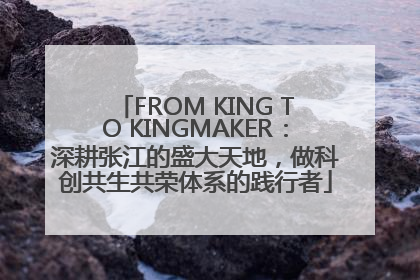 FROM KING TO KINGMAKER：深耕张江的盛大天地，做科创共生共荣体系的践行者