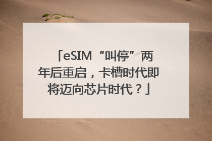 eSIM“叫停”两年后重启，卡槽时代即将迈向芯片时代？